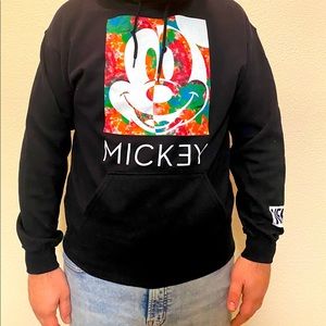 Neff Disney Digital Mickey Mouse Black Hoodie Mens
